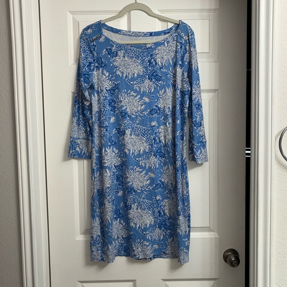 Lilly Pulitzer UPF 50+ Sophie Dress Blue